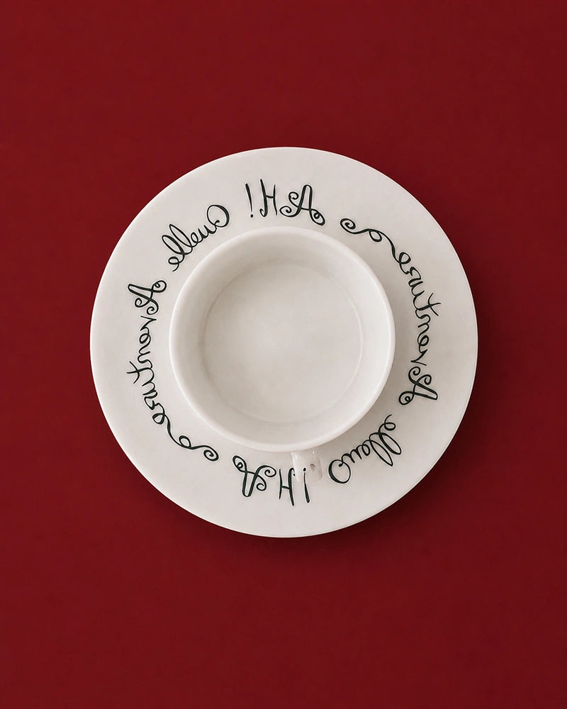 Set tasse & assiette à café L'Aventure